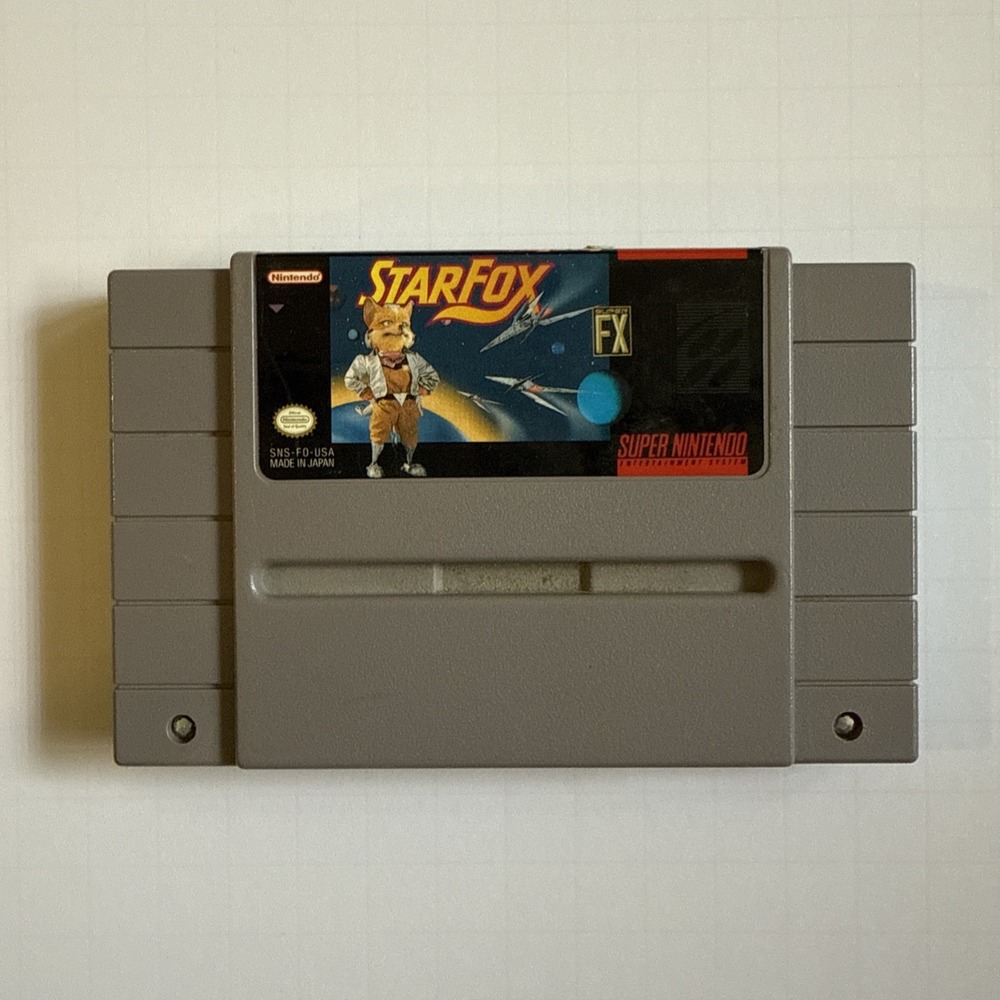 Star Fox‎ Vintage Super Nintendo SNES Video Game - Not Tested